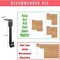 4 Pack Christmas Stockings Holder Hanger,Metal Hooks for Hanging Christmas Stockings,Stocking Holders for Mantle for Christmas Decorations (Black)
